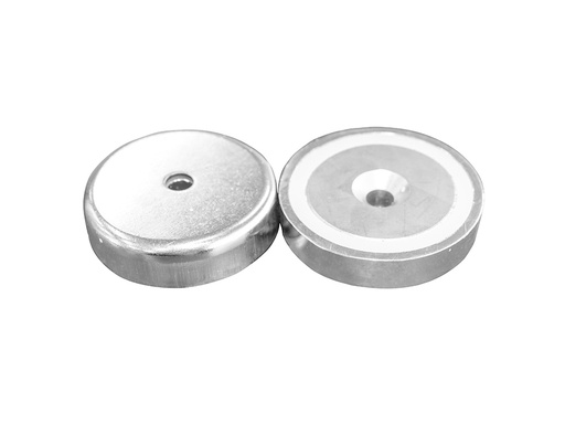 [10211] Neodymium Pot Magnet Ø60mm x 15mm - 8.5mm Countersunk Hole